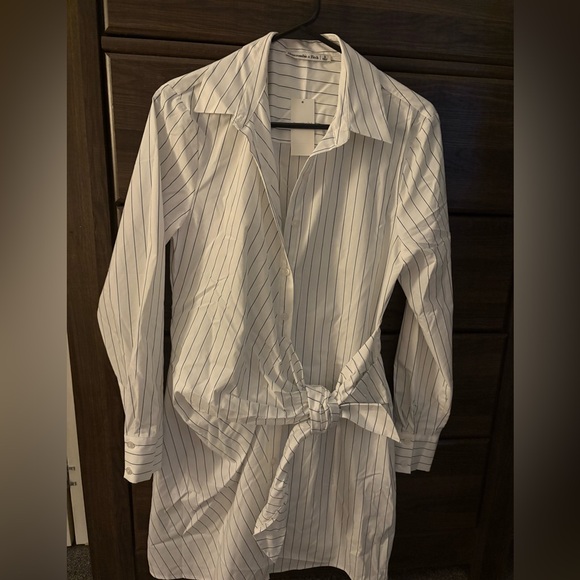 Abercrombie & Fitch long sleeve wrap shirt dress Size - Picture 4 of 7